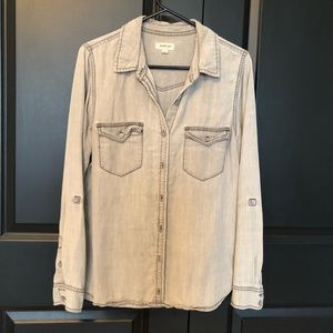 May Grey Demin Long Sleeve